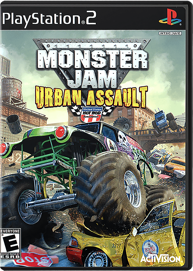 Monster Jam Urban Assault box art for Playstation 2